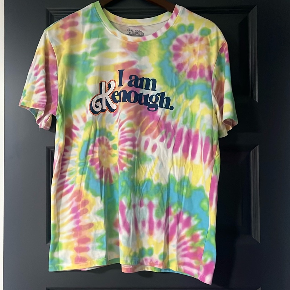You are KENOUGH! This tye-dye Barbie branded shirt is for anyone!